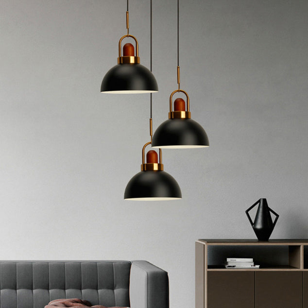 Industrial Simplicity Farmhouse Ceiling Lights with Unique Metal Shade