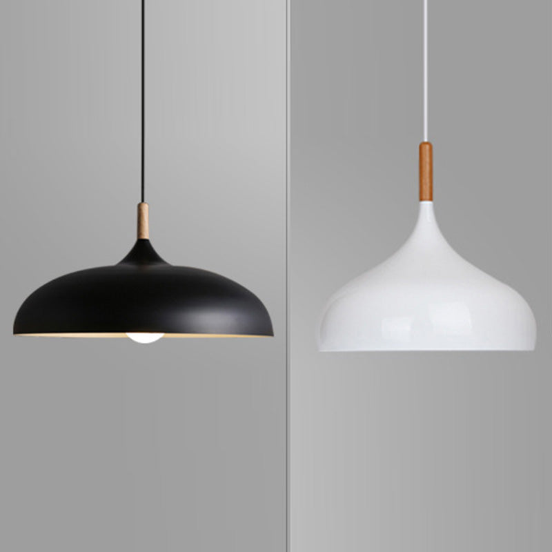 Industrial Simplicity Farmhouse Ceiling Lights with Unique Metal Shade