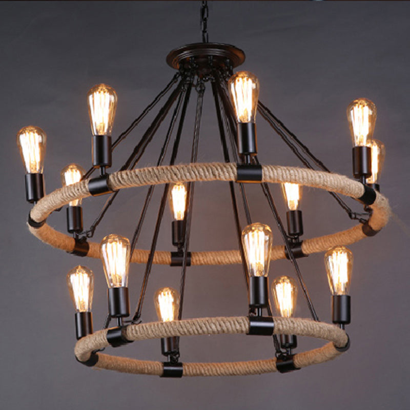 Industrial Household Light Ceiling Hanging Light Fixture for Drawing Room Sitting Room