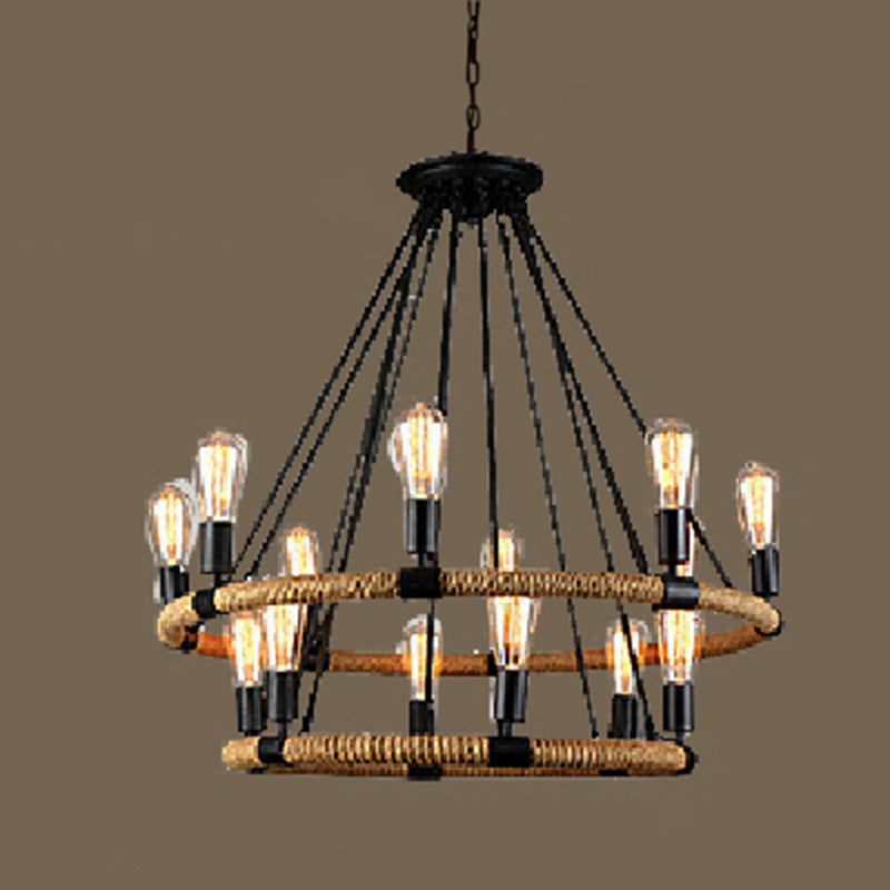 Industrial Household Light Ceiling Hanging Light Fixture for Drawing Room Sitting Room