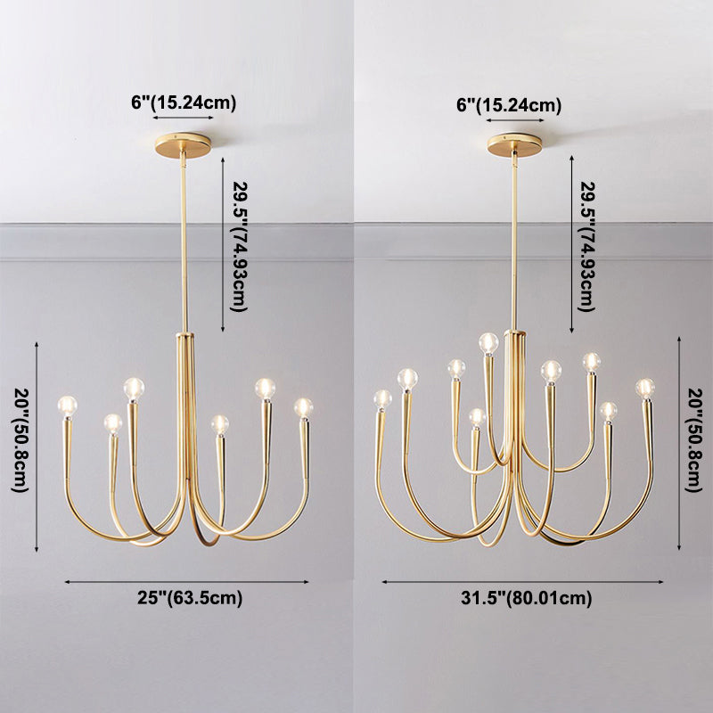 Cougie de concepteur lustre luminaire