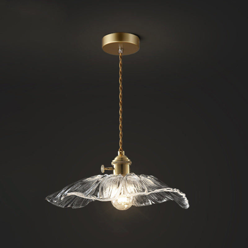 Industriële minimalistische hanglamp plafondverlichtingsarmatuur met creatieve glazen vorm