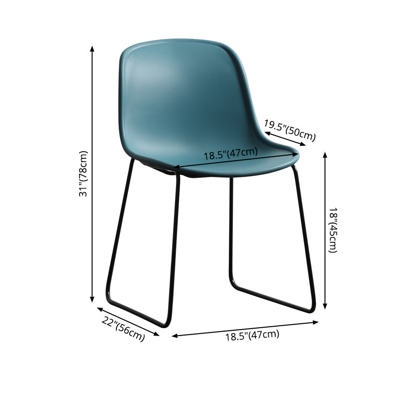 Ensemble de chaise latéral de style industriel