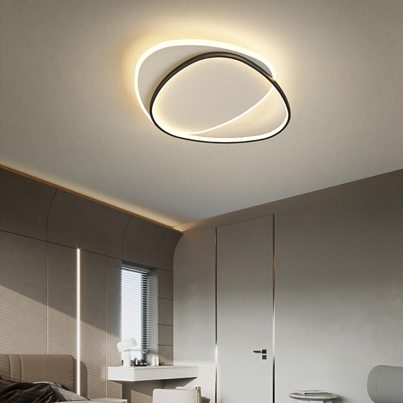 Circular Metal Led Flush Mount Ceiling Light Fixtures Modern Style Led Flush Light