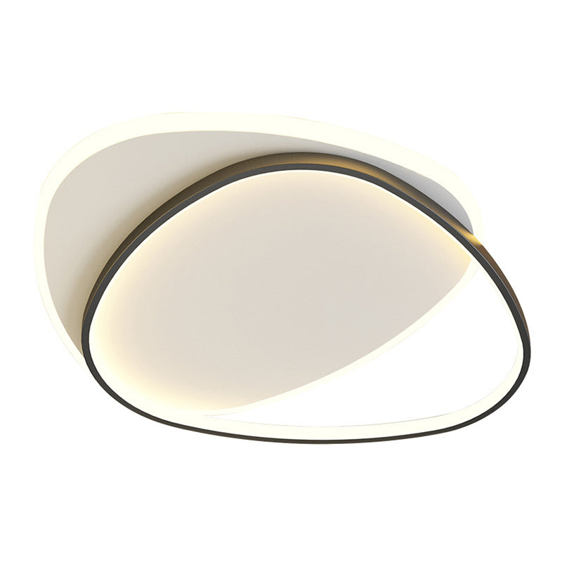 Circular Metal Led Flush Mount Ceiling Light Fixtures Modern Style Led Flush Light