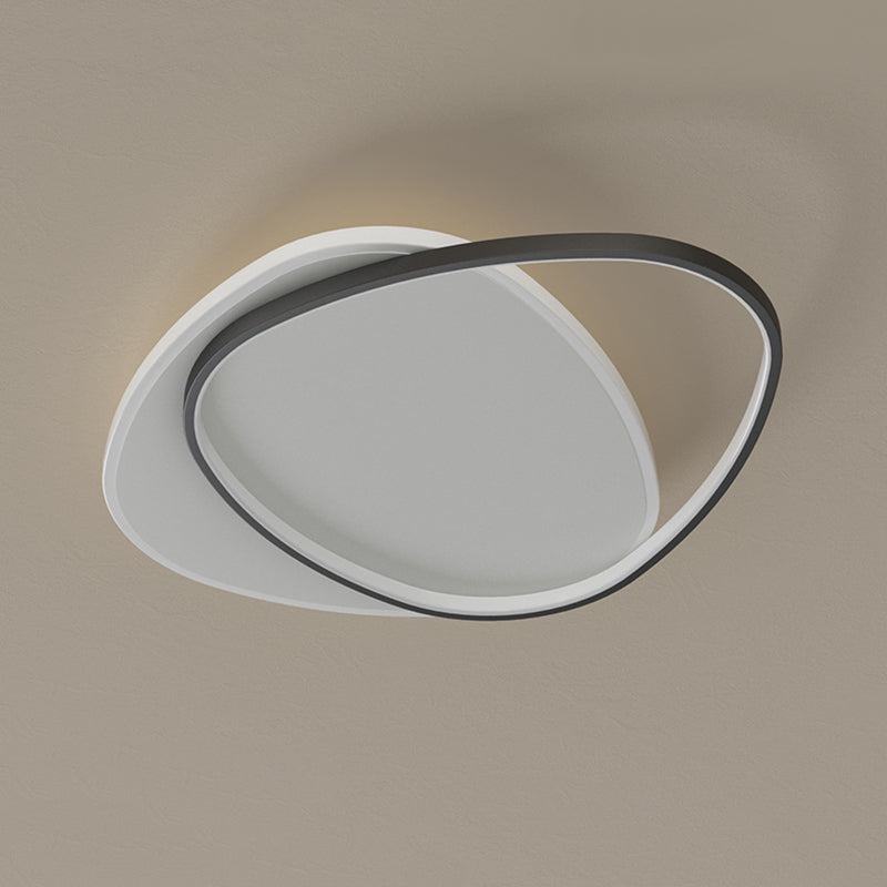 Circular Metal Led Flush Mount Ceiling Light Fixtures Modern Style Led Flush Light