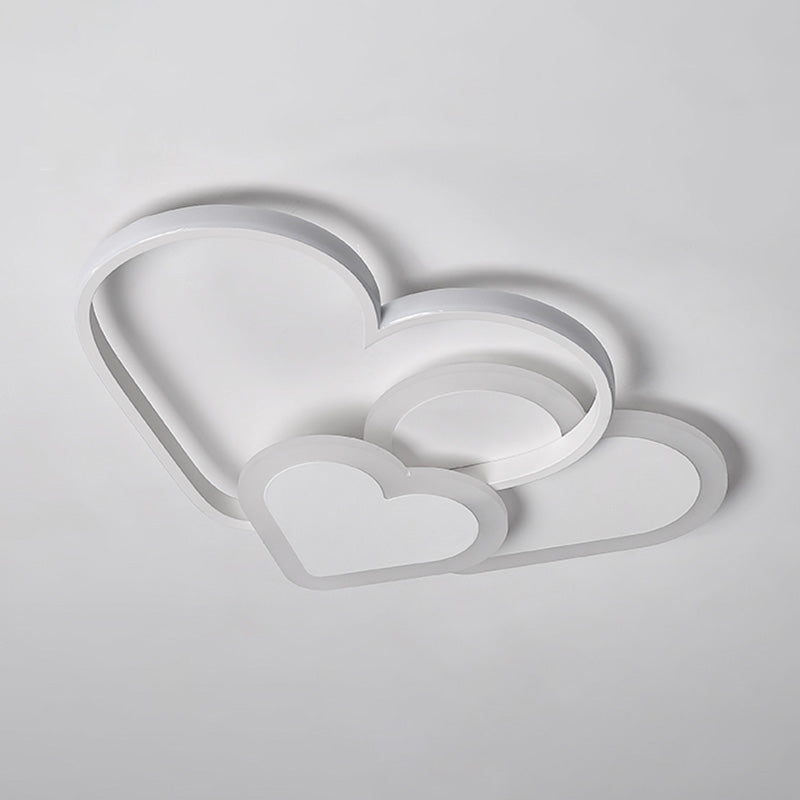 Moderne LED -Lampe Nordic Flush Mount Leuchte mit Acrylschatten für Kinderzimmer