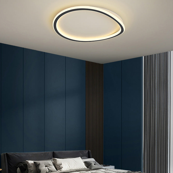 Minimalist Ceiling Light Black & White Household Lamp for Living Room Dining Room