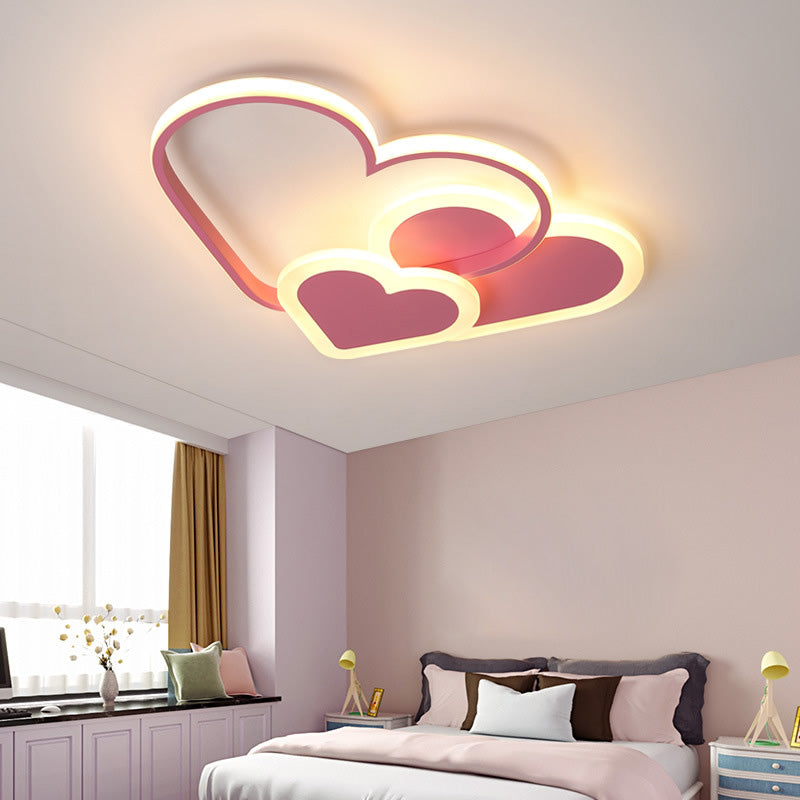 Noordse flushmount plafondlamp moderne creatieve lamp voor kinderkamer woonkamer