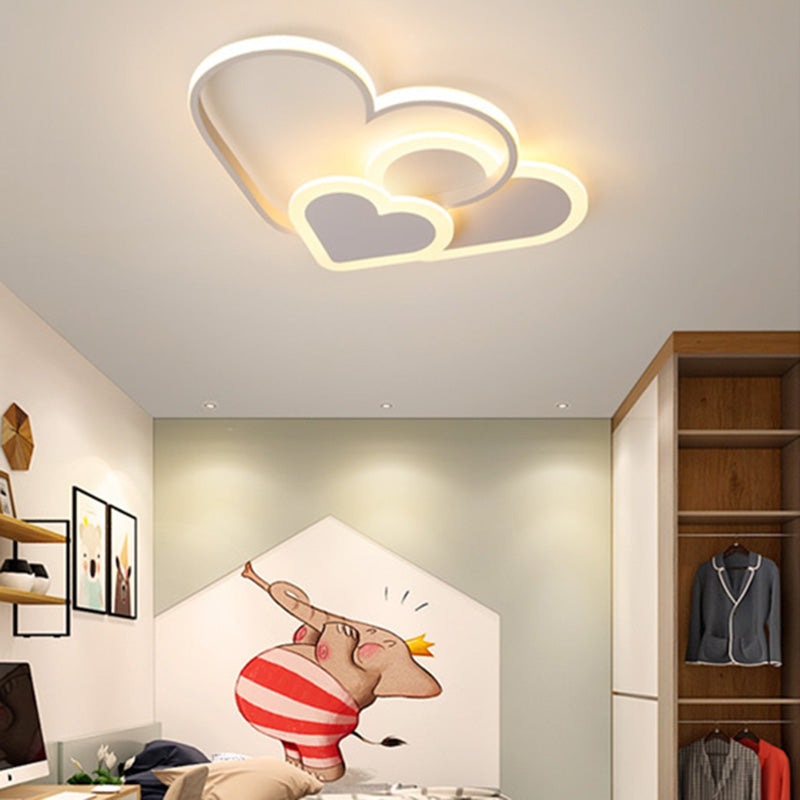 Noordse flushmount plafondlamp moderne creatieve lamp voor kinderkamer woonkamer