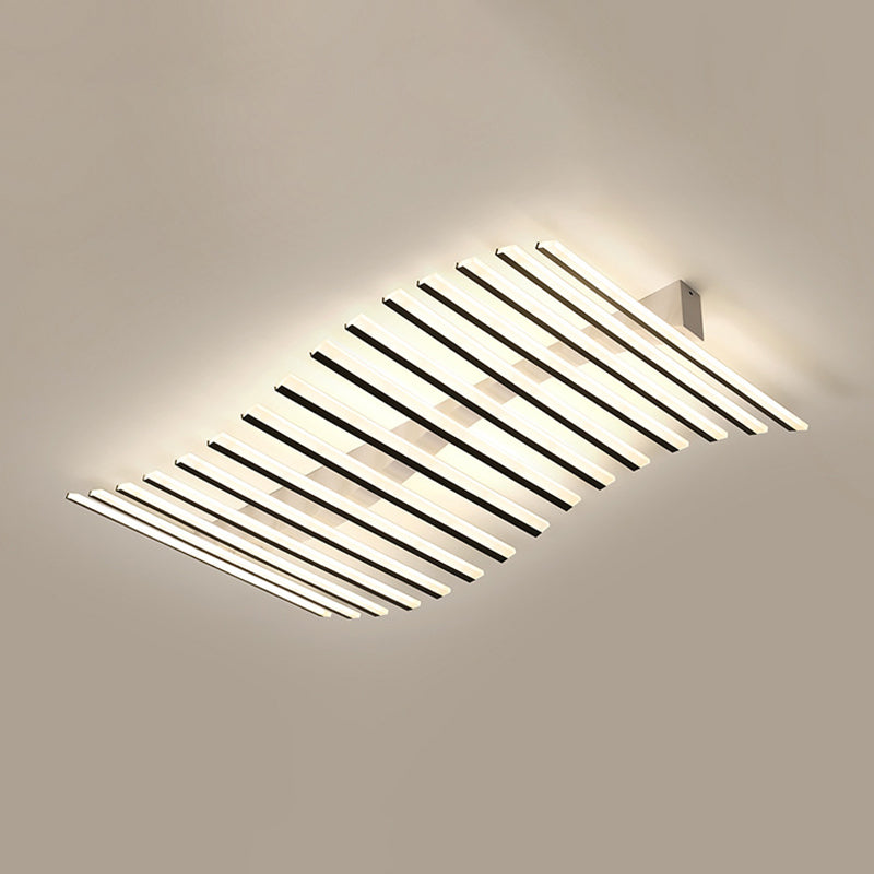 Barra snella a più luci semifulcata semi -moderna illuminazione a montaggio in metallo moderno