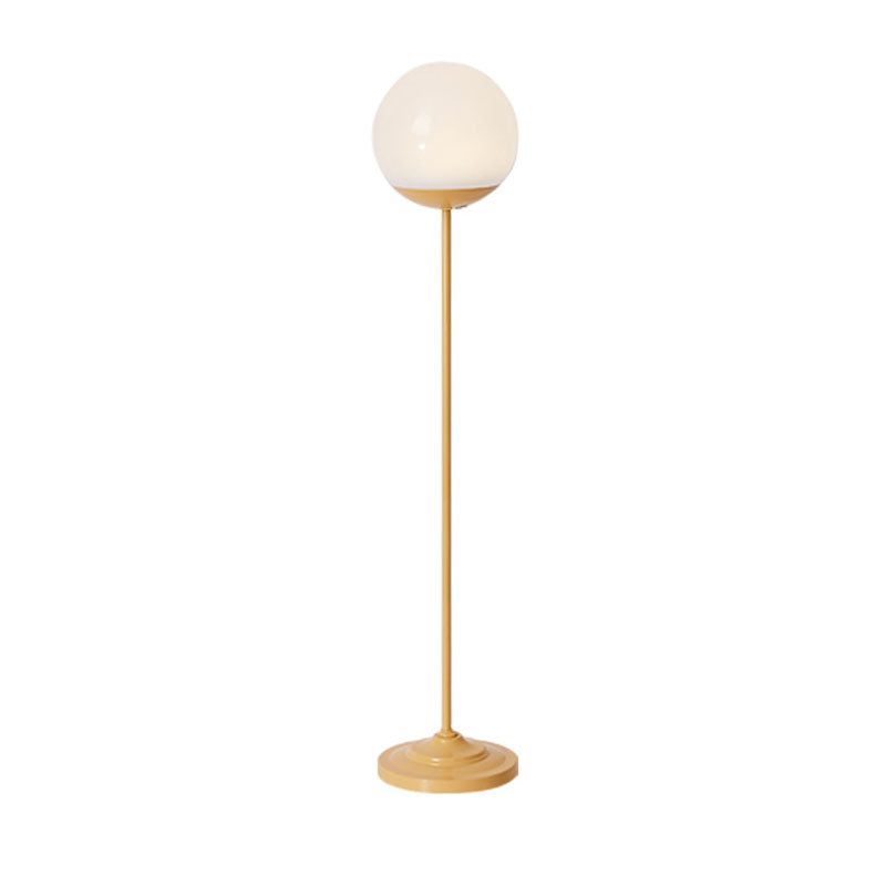 Lampadaire du cercle 1 léger nordique moderne en aluminium moderne lumière de plancher pour jardin