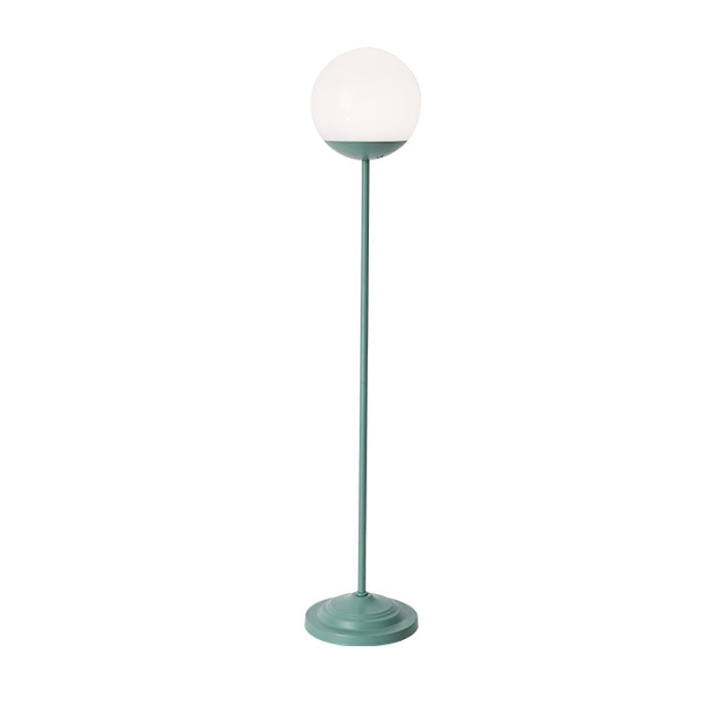 Circle Floor Lamp 1 Light Nordic Modern Aluminum Floor Light for Garden