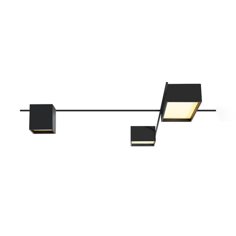 Square Flush Mount Ceiling Light Fixtures Modern Flush Mount Ceiling Light