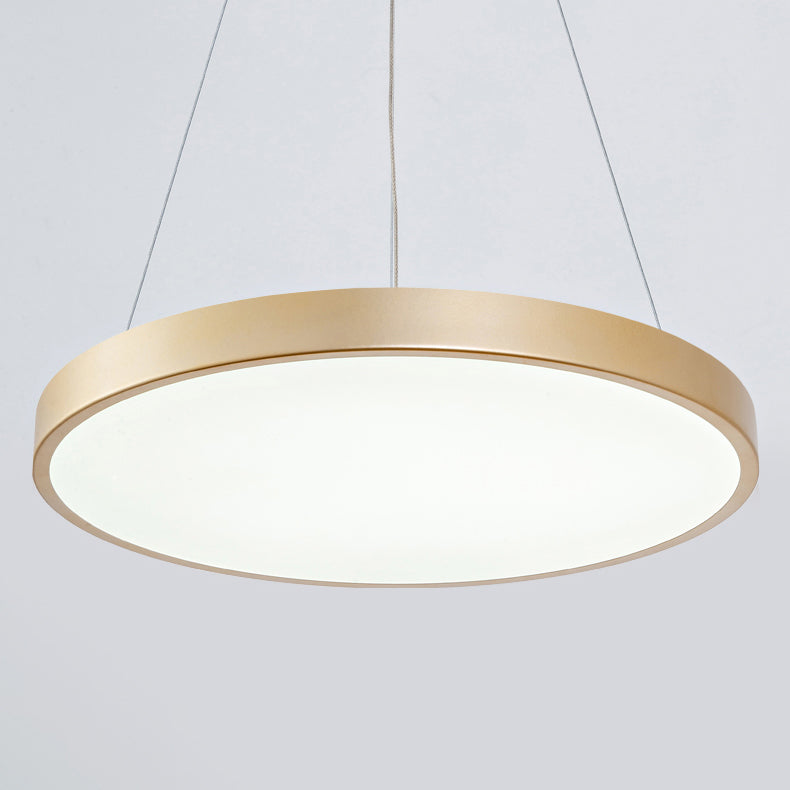 Nordic Modern Simple Style LED Chandelier Pendant Light pour la chambre à coucher de la chambre Étude de salle à manger