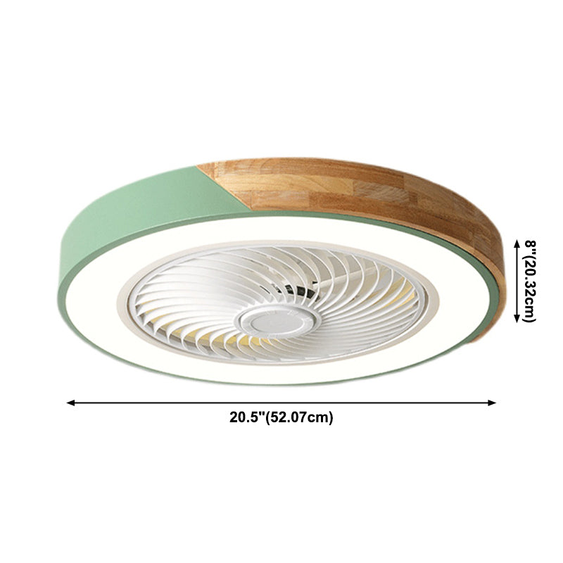 Ventils de plafond circulaires en fer forgé de macaron à LED nordique moderne avec de l'ombre acrylique