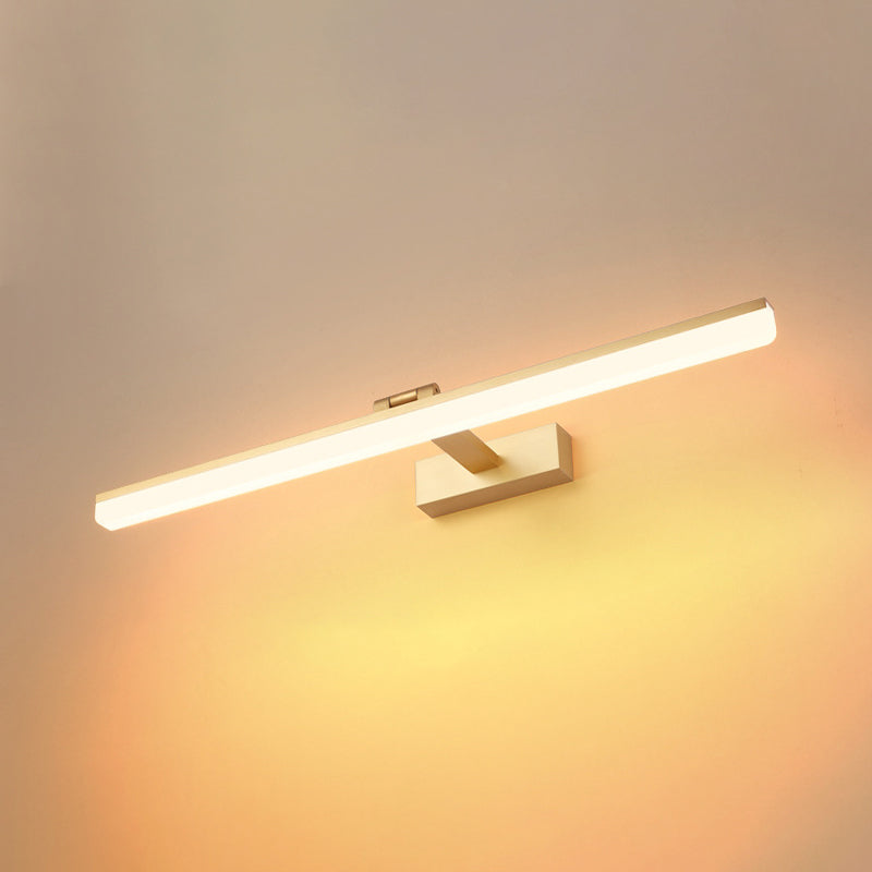 Modern Simple Style 1-Light Linear Shade Wall Sconce Mirror Wall Lighting