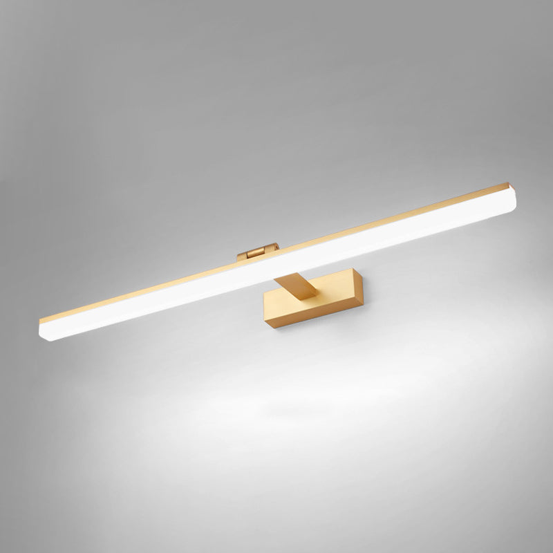 Modern Simple Style 1-Light Linear Shade Wall Sconce Mirror Wall Lighting