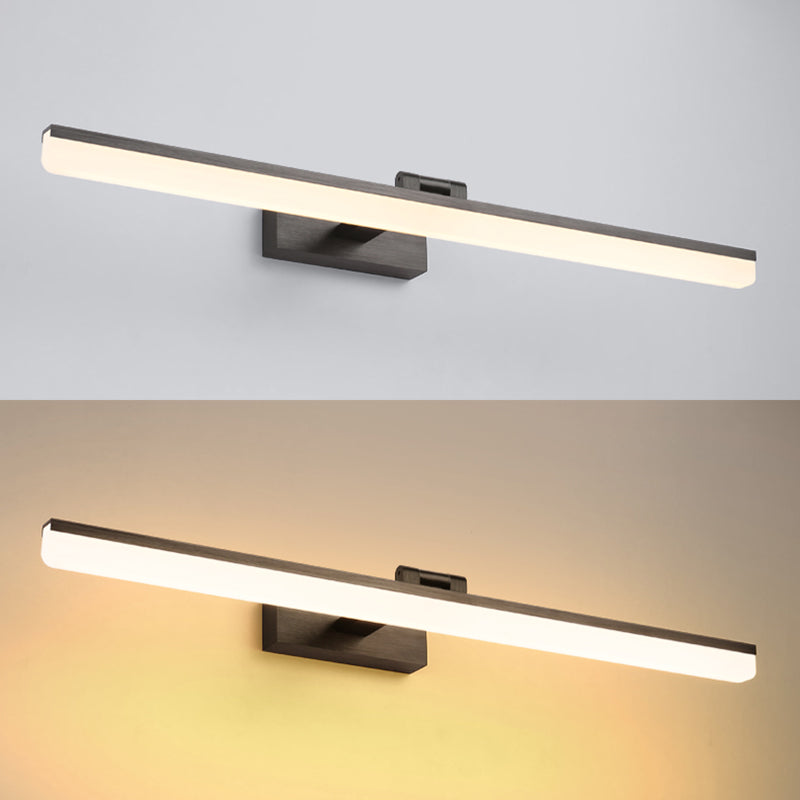 Modern Simple Style 1-Light Linear Shade Wall Sconce Mirror Wall Lighting