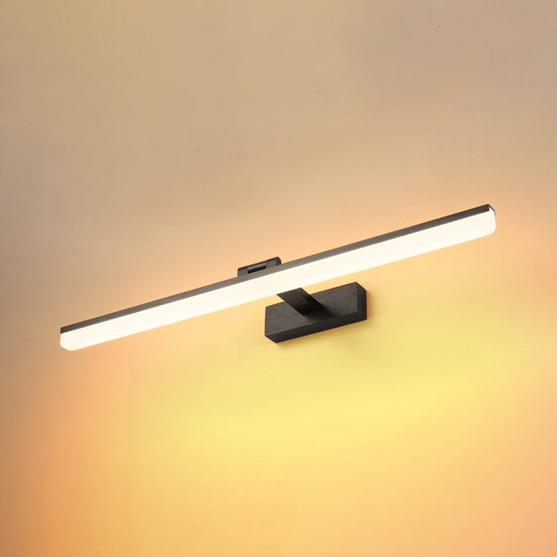 Modern Simple Style 1-Light Linear Shade Wall Sconce Mirror Wall Lighting