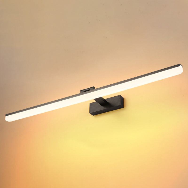 Modern Simple Style 1-Light Linear Shade Wall Sconce Mirror Wall Lighting