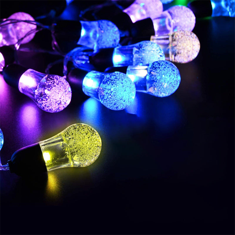 Modern Symphony LED Plastic 20-Light Global Rope Light for Garden Decorate