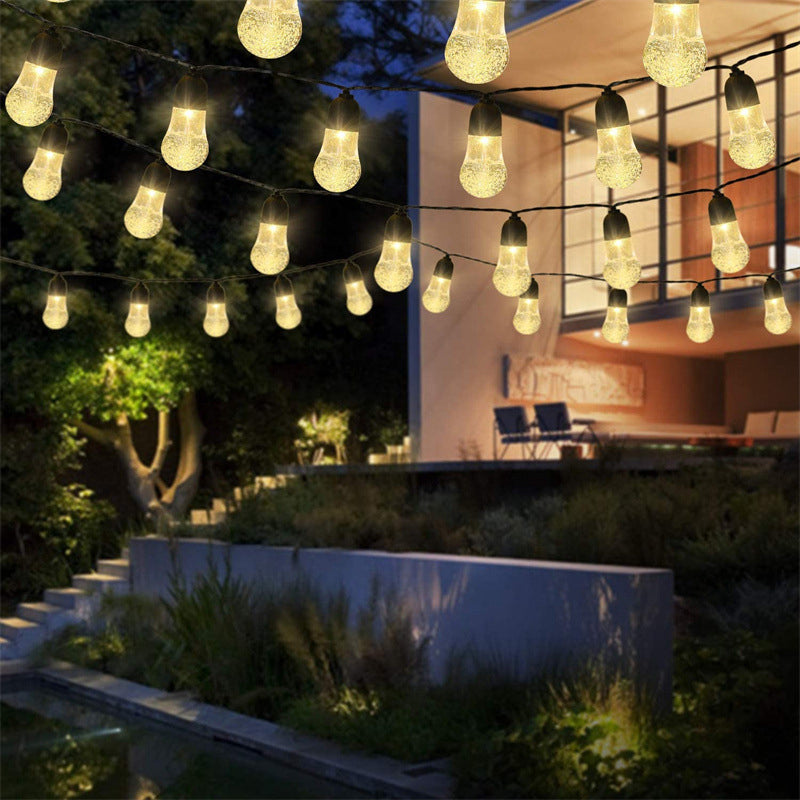 Modern Symphony LED Plastic 20-Light Global Rope Light for Garden Decorate