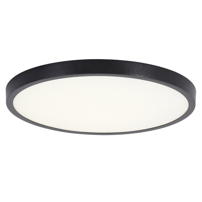 Metal Round Shade Flush Mount Llight Modern LED Style1 Head Flush Mount