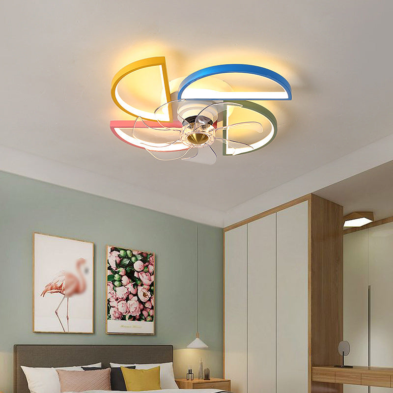 Kids Artistic LED Plafond ventilateur