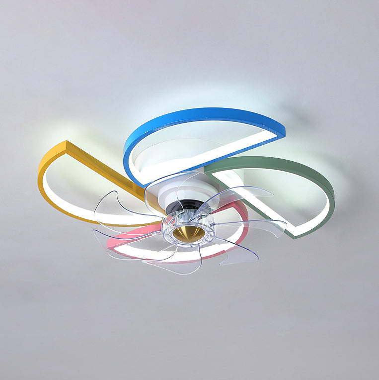 Kids Artistic LED Plafond ventilateur