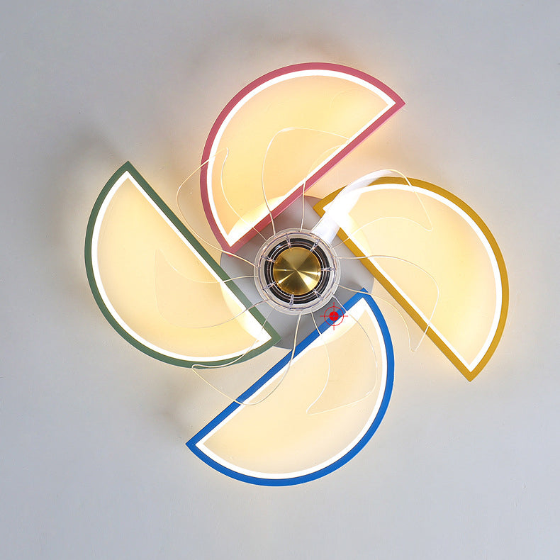 Kids Artistic LED Plafond ventilateur