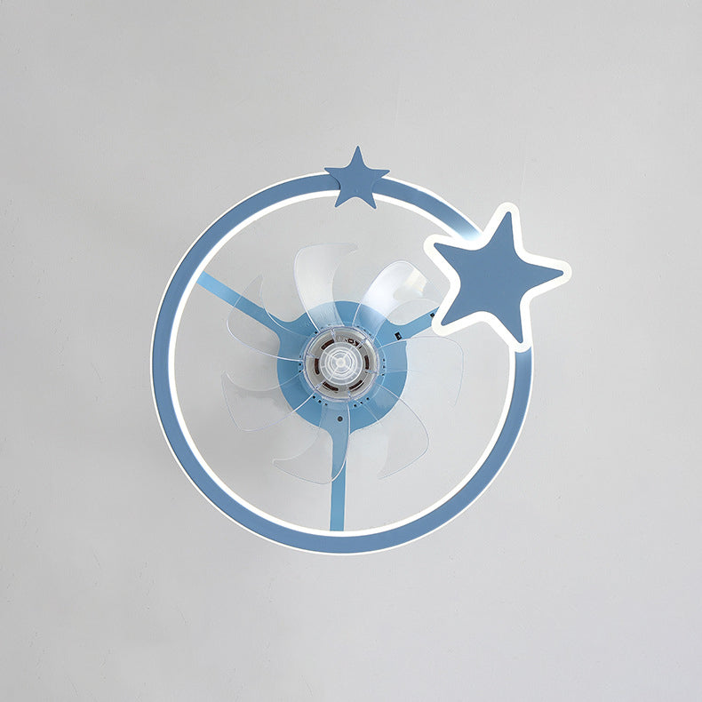 Fan de plafond LED Creative Star Ligh