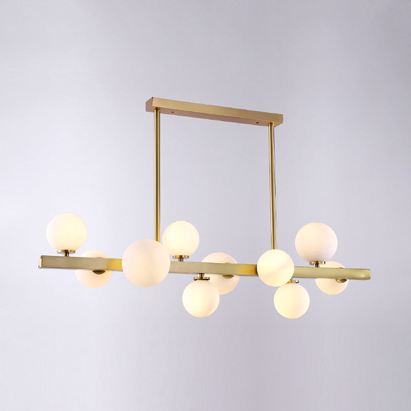 Modern Style Bubble Island Chandelier Lights Multi Lights Pendant Light Fixtures in White