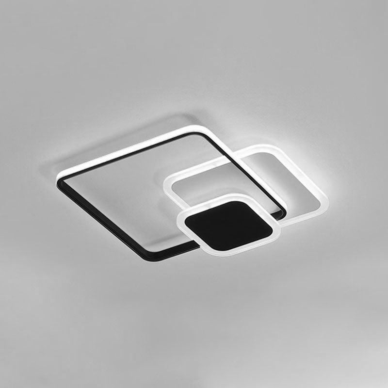 Luce a 3 luci del soffitto acrilico Light Funture Modern GEOMETRY MOUNTED LED MOUND LED