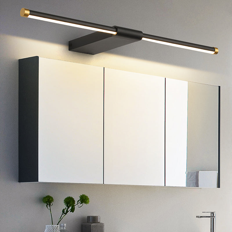 Linear Shade 1-Light Wall Sconce Modern Simple Style Mirror Wall Lighting