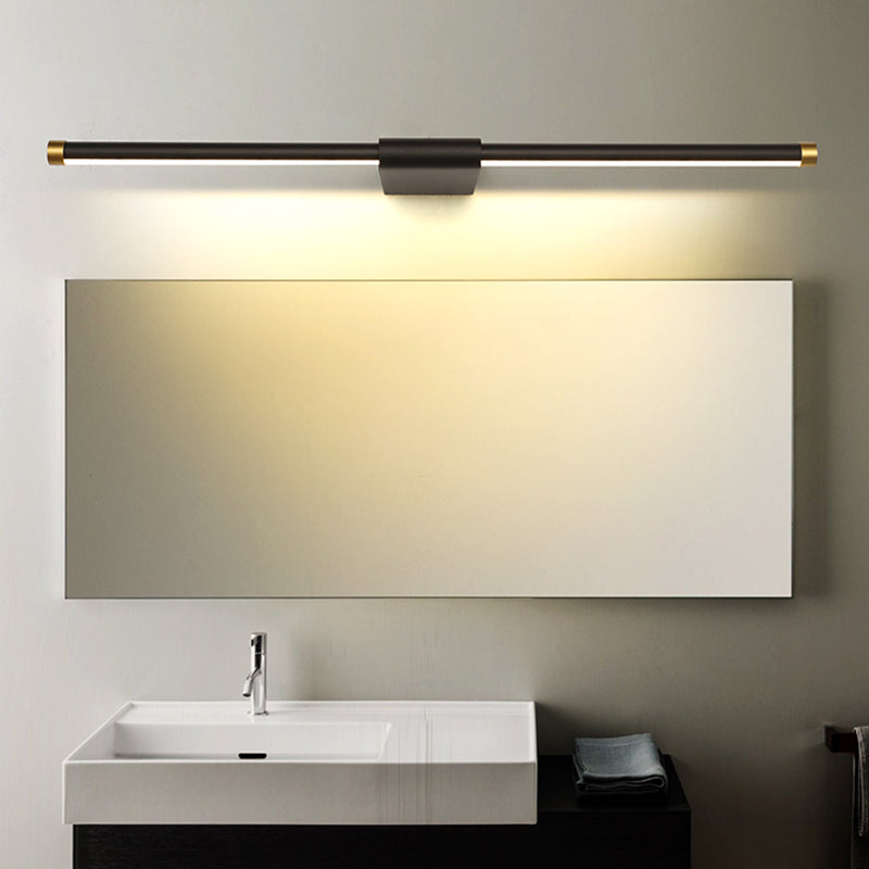 Linear Shade 1-Light Wall Sconce Modern Simple Style Mirror Wall Lighting