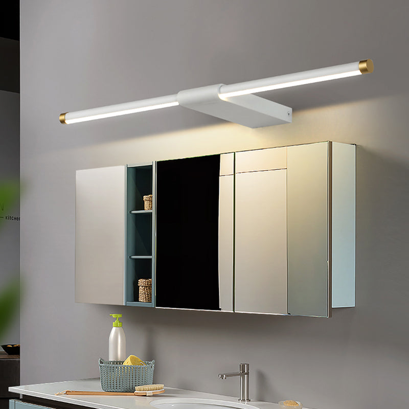 Linear Shade 1-Light Wall Sconce Modern Simple Style Mirror Wall Lighting