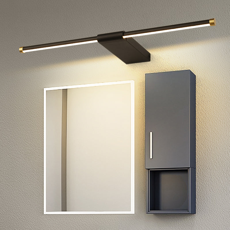 Linear Shade 1-Light Wall Sconce Modern Simple Style Mirror Wall Lighting