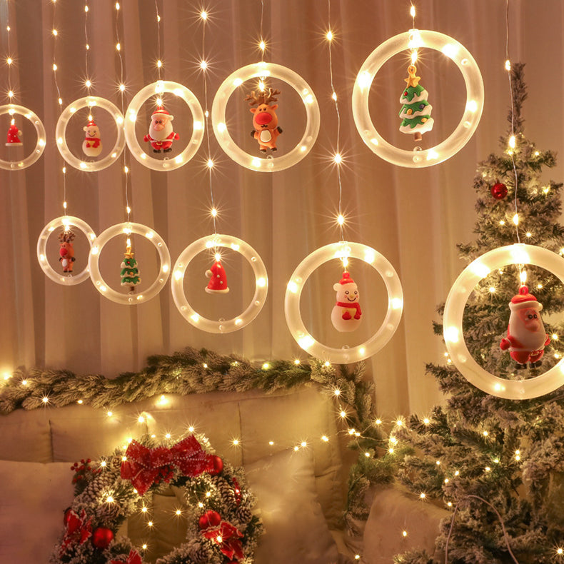 Cartoon LED Rope Light Modern Circle Decorative Lights for Shop Window