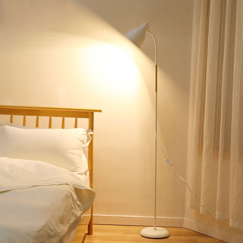 Kuppel 1-Licht-Bodenlicht schmiedeeisere moderne Standardlampe für Wohnzimmer