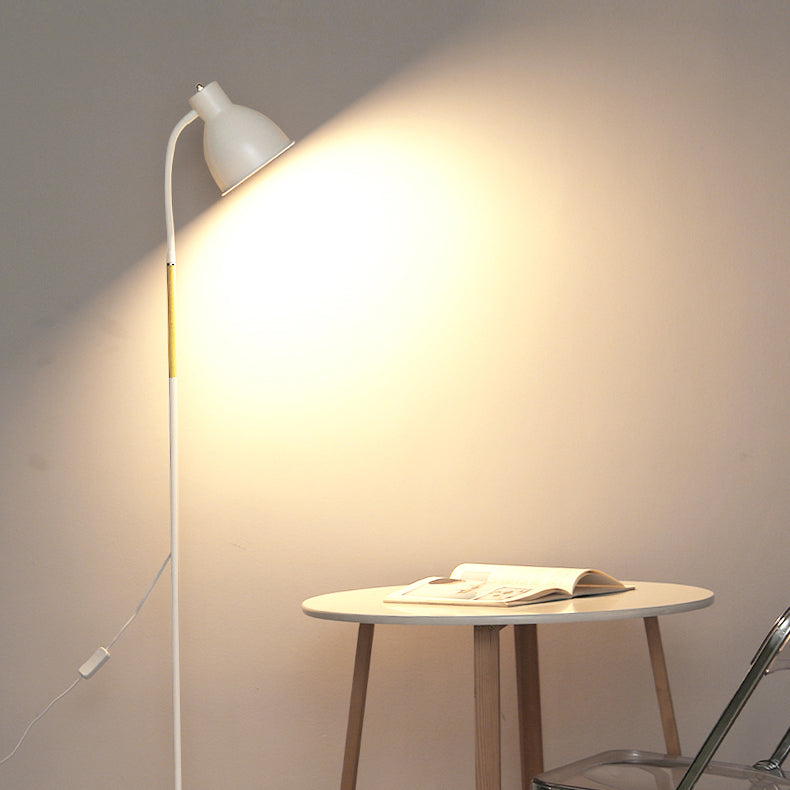 Kuppel 1-Licht-Bodenlicht schmiedeeisere moderne Standardlampe für Wohnzimmer