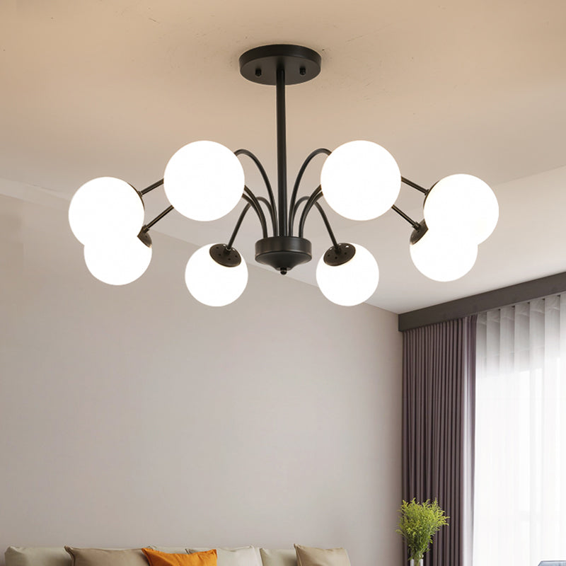 Light Luxury Simple Modern Nordic Style LED Chandelier Pendant Light for Living Room Bedroom