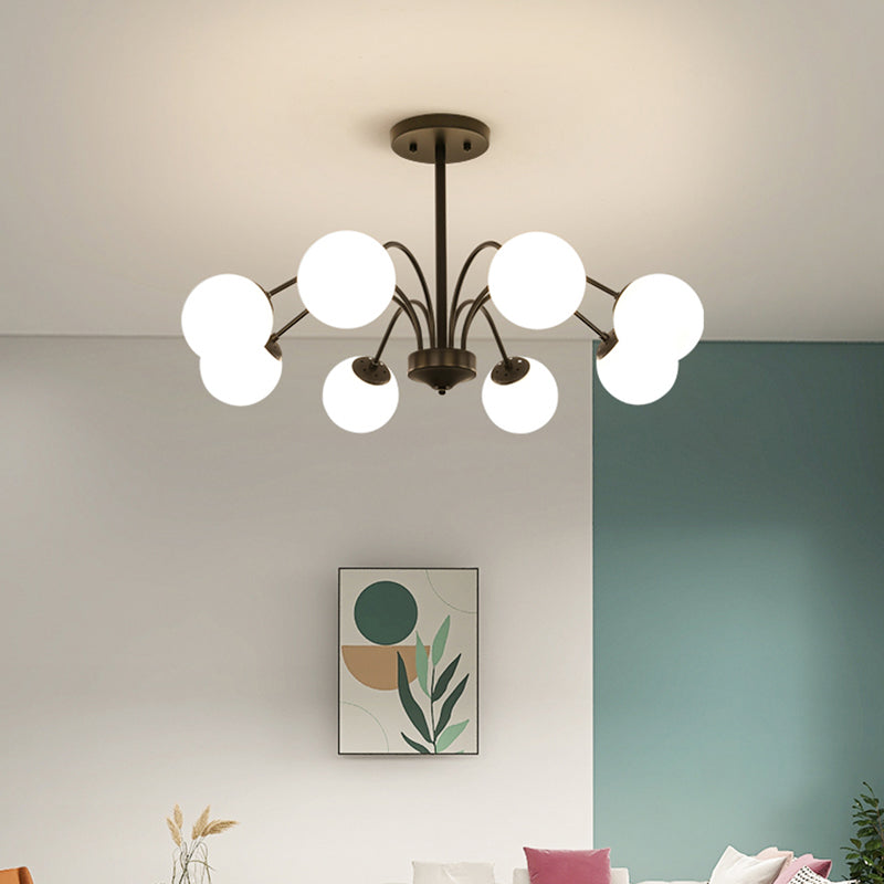 Light Luxury Simple Modern Nordic Style LED Chandelier Pendant Light for Living Room Bedroom