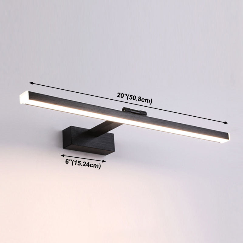 1-Licht-Aluminium-Wandleuchte-Leuchten Linear moderner Vanity-Wandleuchten