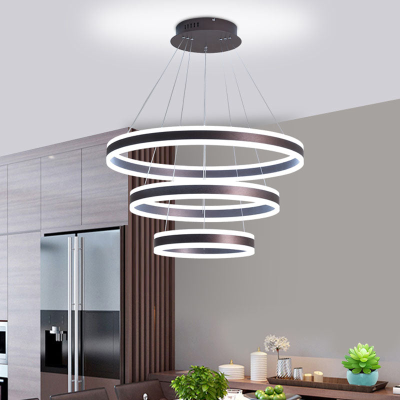 Modern Simple Light Luxury Style Pendant Chandelier Light for Bedroom Dining Room Living Room