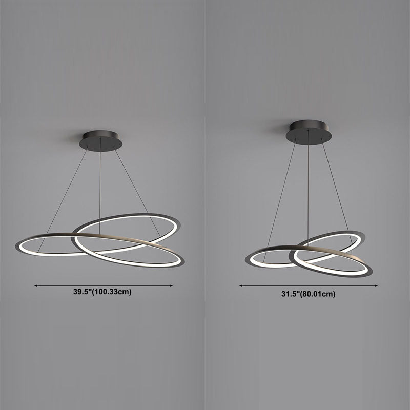 Characteristic Simple Modern Style LED Pendant Chandelier Light for Dining Room Living Room Bedroom