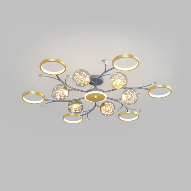 Blue Sputnik Flush Mount Plafond Light Mercar