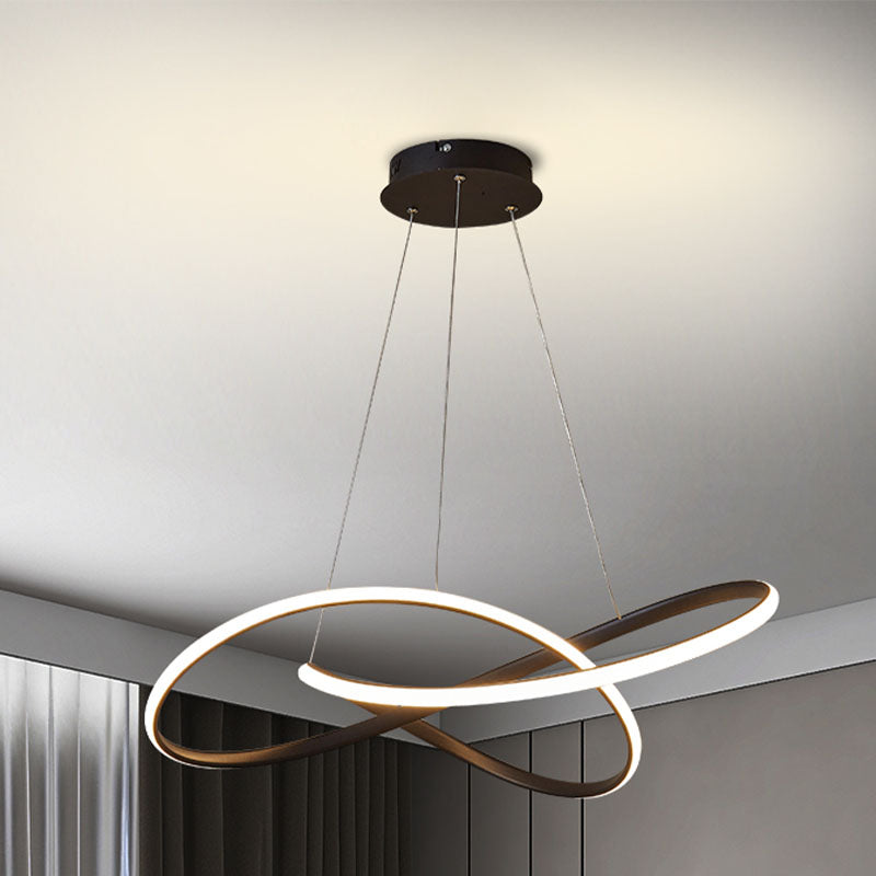 Modern Simple Style LED Pendant Chandelier Light for Dining Room Bedroom