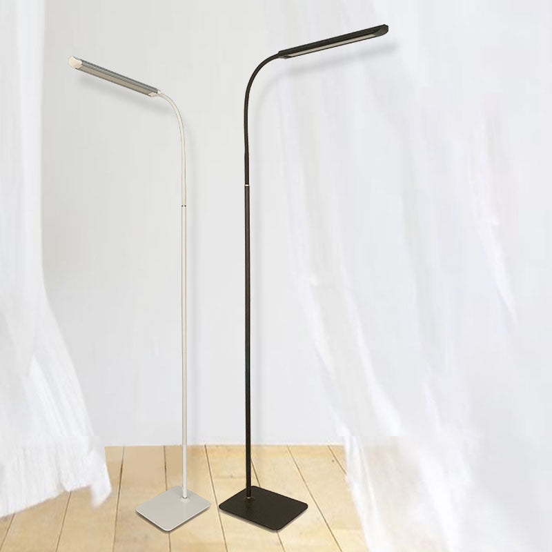 Modern Linear Floor Lamp 1 Light Wrought Iron Floor Light for Living Room