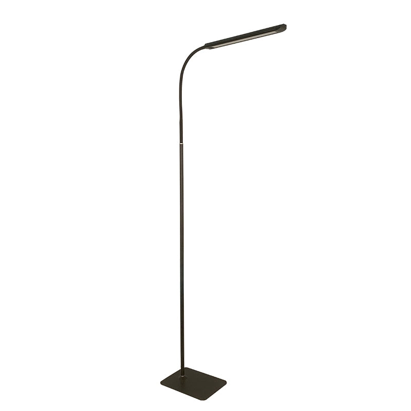 Modern Linear Floor Lamp 1 Light Wrought Iron Floor Light for Living Room